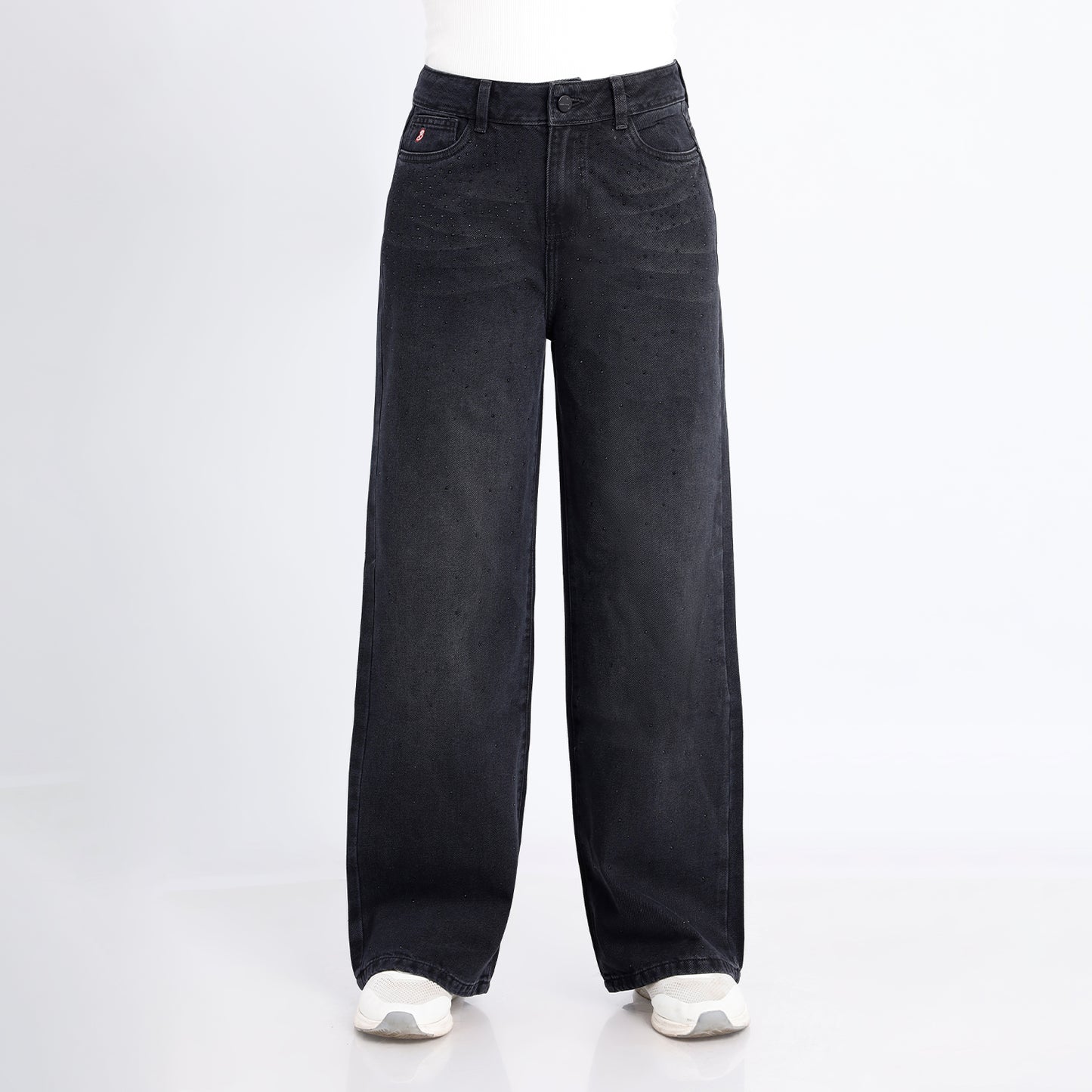 Pantalón Dama Marisol Wide Leg Cadera Carbón (Stone) Focalizado