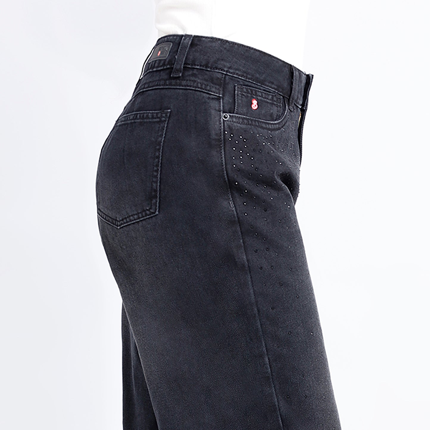 Pantalón Dama Marisol Wide Leg Cadera Carbón (Stone) Focalizado
