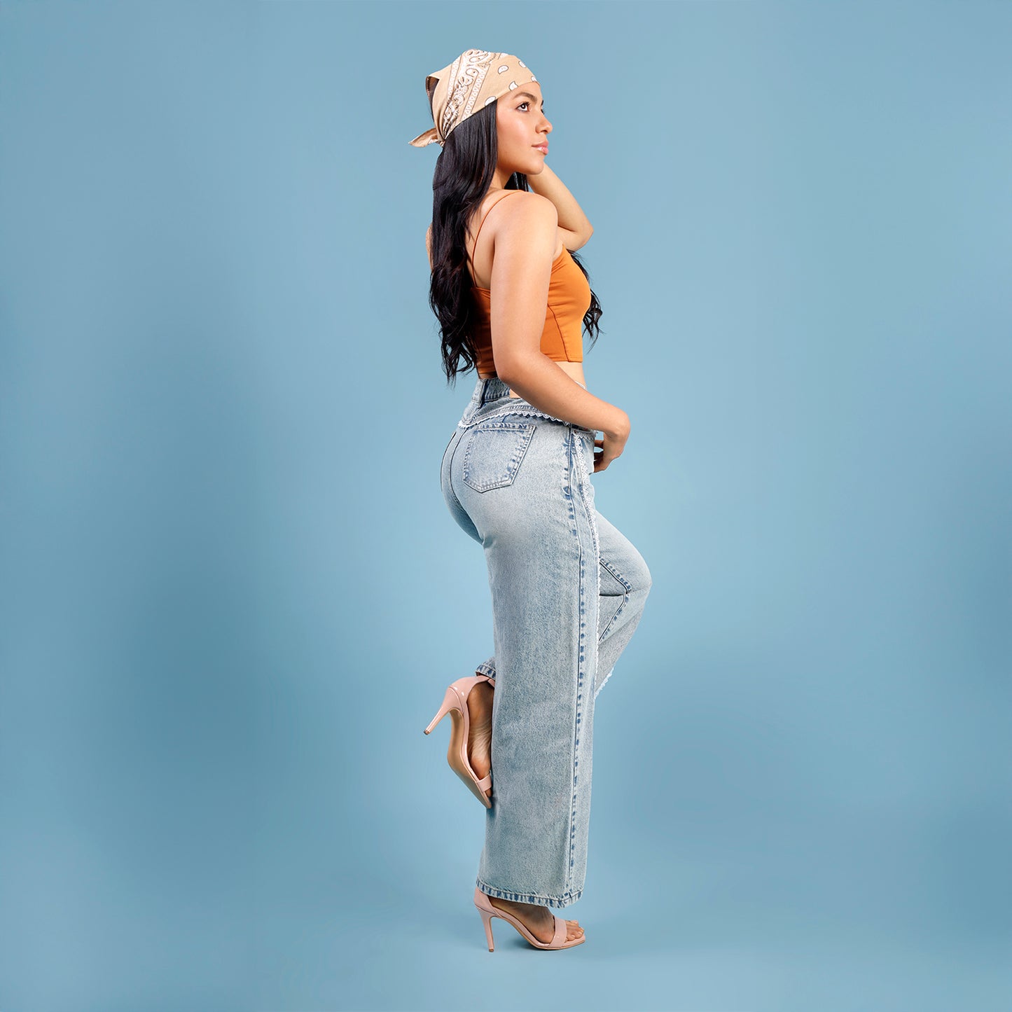 Pantalón Dama Bella Cintura Wide Leg