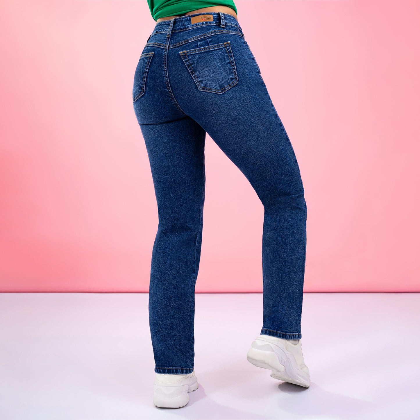 Jean Cintura Straight Pepper