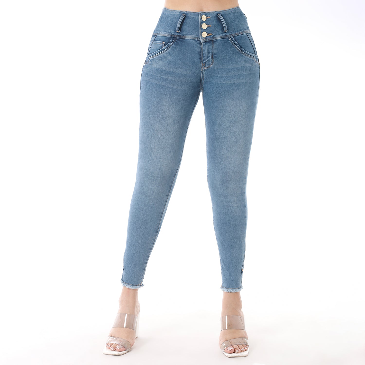 Jeans tobilleros shops mujer