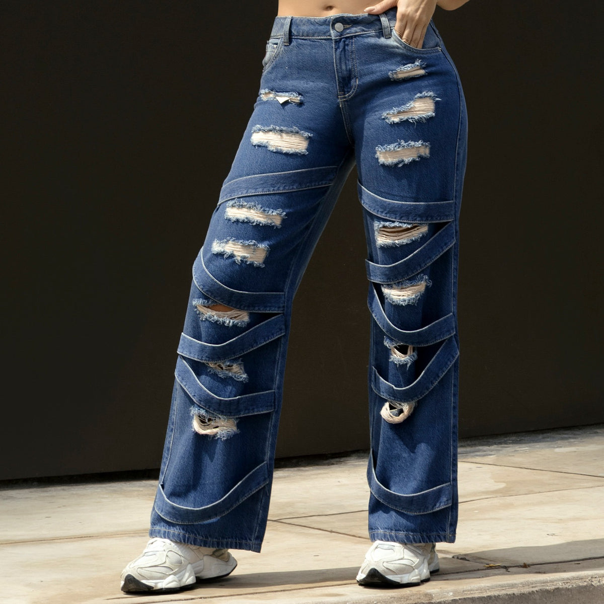 Pantalón Harley Cadera Wide Leg Pepper