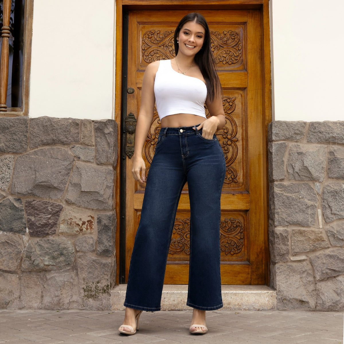 Pantalón Cintura Wide Leg Pepper Contaminado