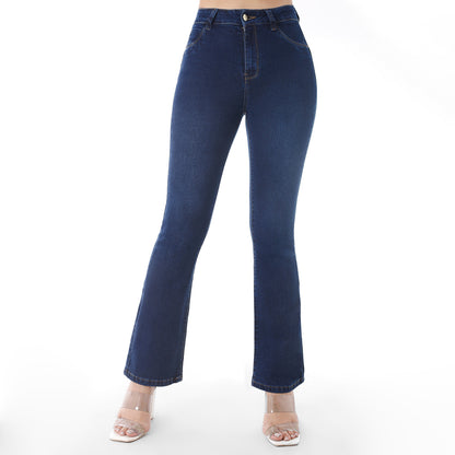 Jean Flare Mujer Pepper Focalizado