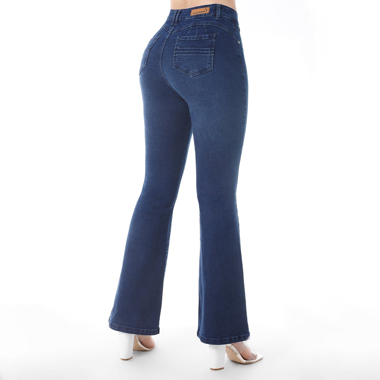 Jean Flare Mujer Pepper Focalizado