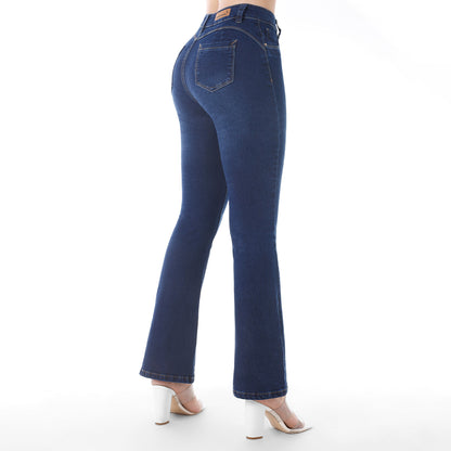 Jean Flare Mujer Pepper Focalizado