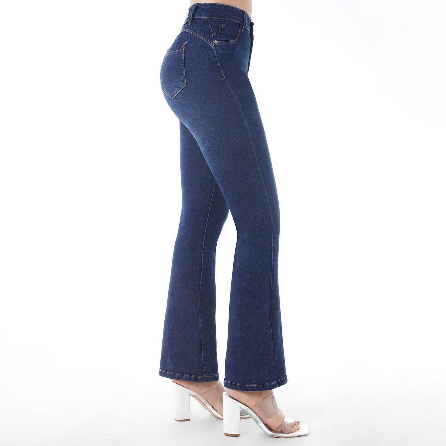 Jean Flare Mujer Pepper Focalizado