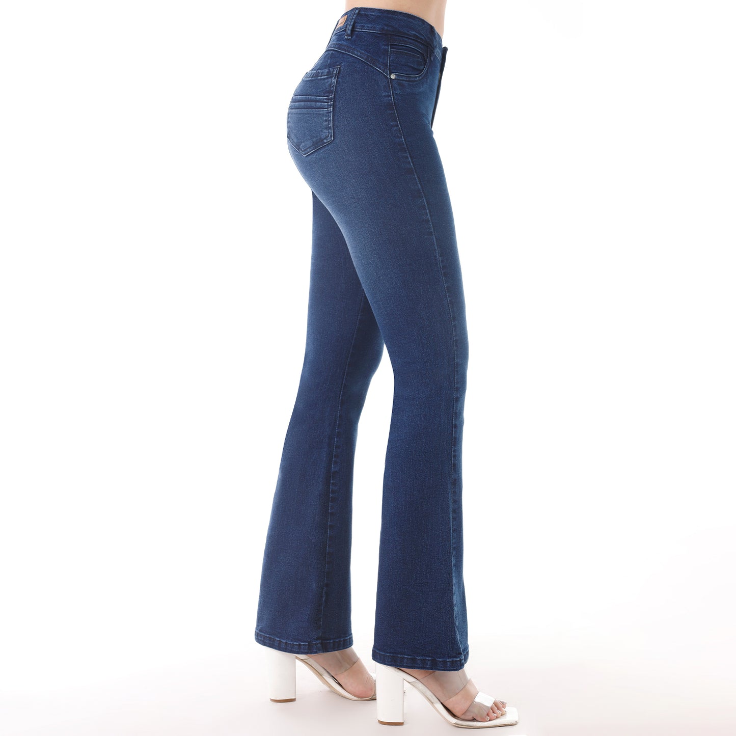 Jean Flare Mujer Pepper Focalizado