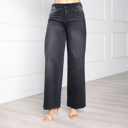 Pantalón Dama Estela Cintura Wide Leg