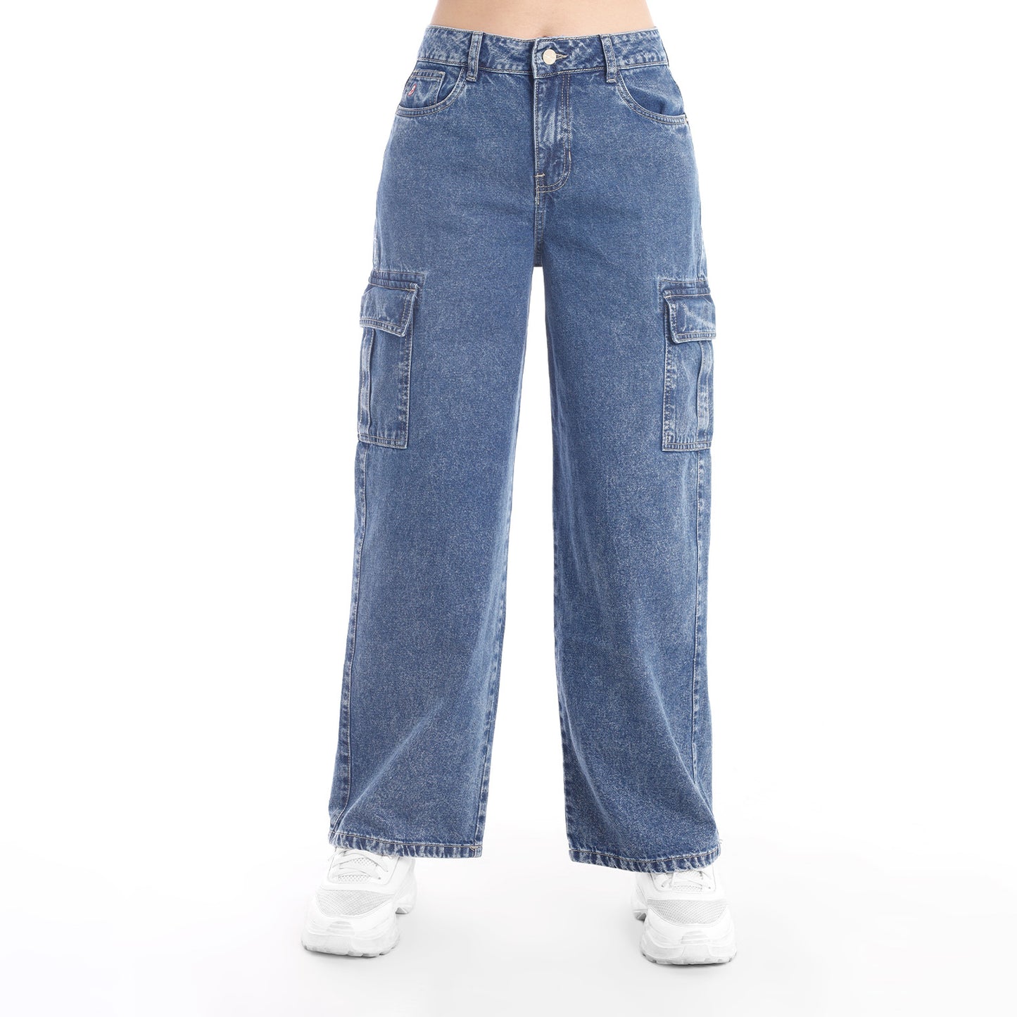 Jean Cintura Culotte Pepper