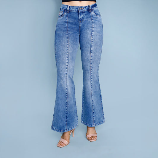 Pantalón Dama Ayllin Flare a la Cadera