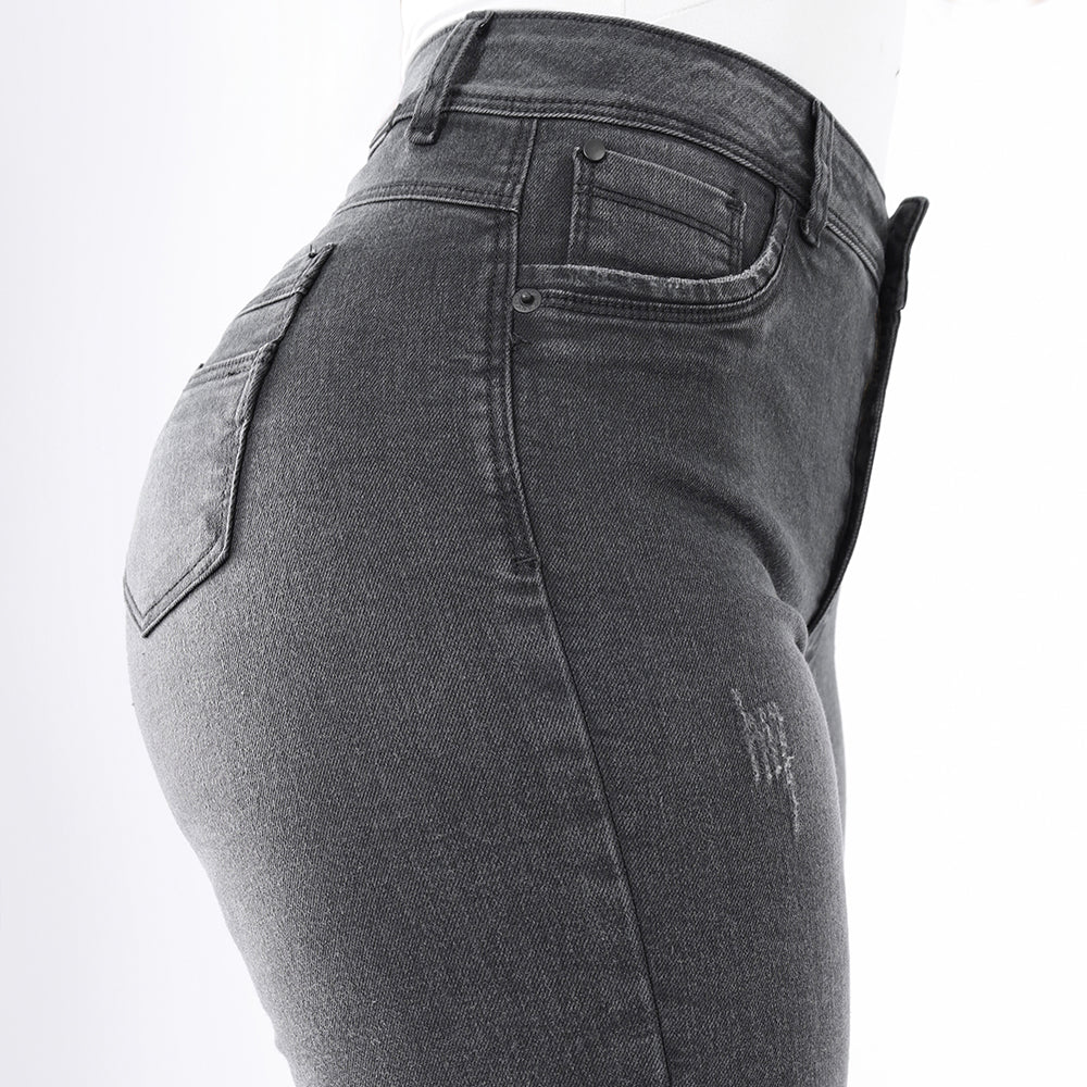 Jeans Push Up Mujer Semimoda Pitillo Semi Cintura Stone – 220353