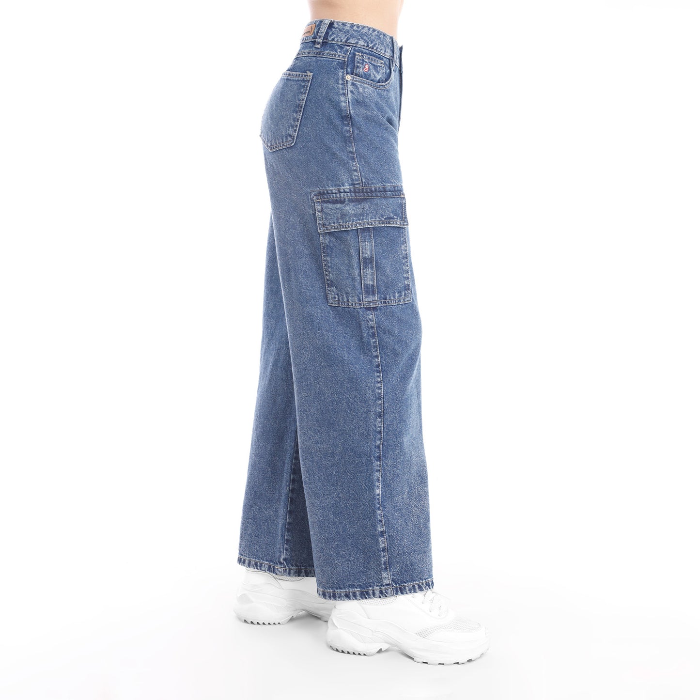 Jean Cintura Culotte Pepper