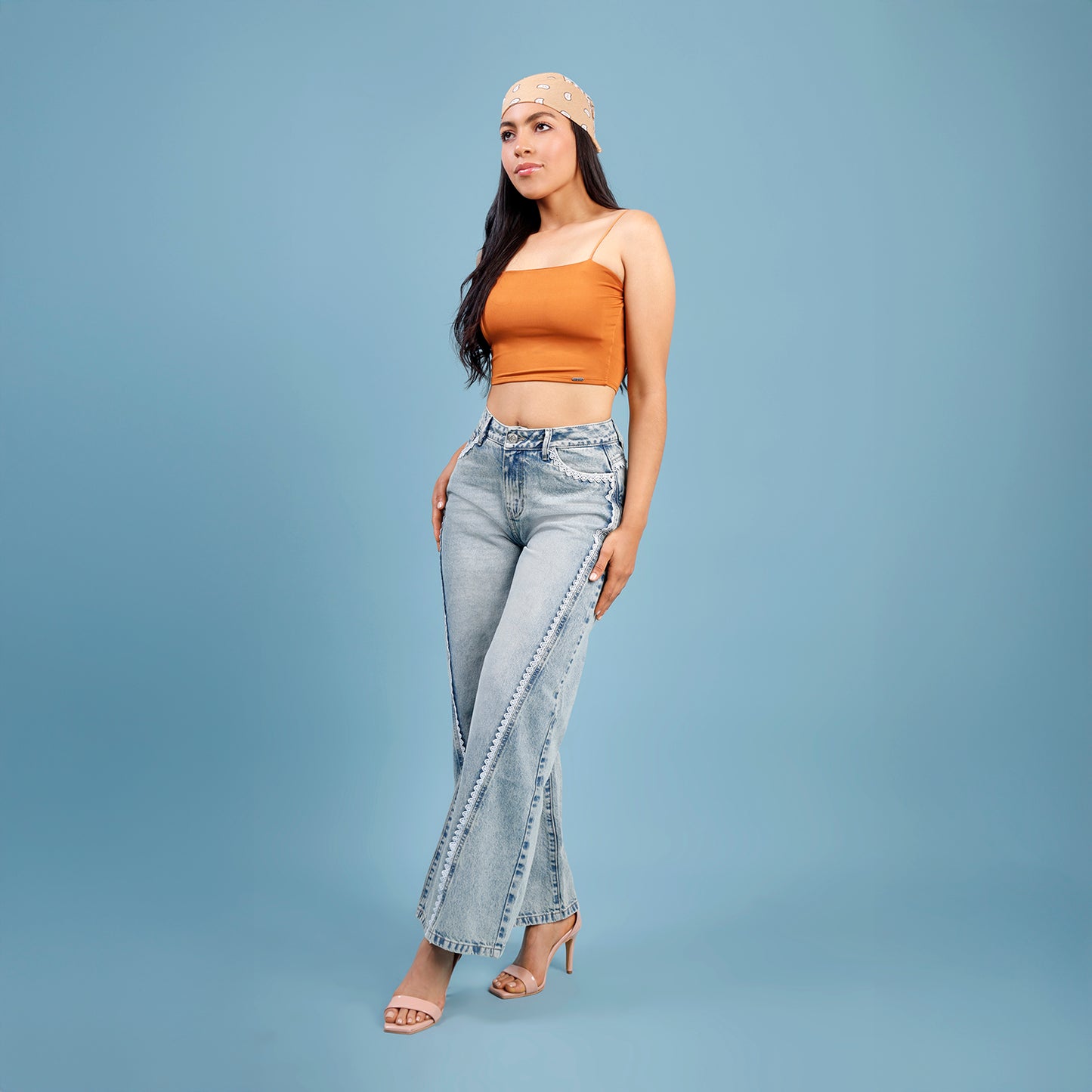 Pantalón Dama Bella Cintura Wide Leg