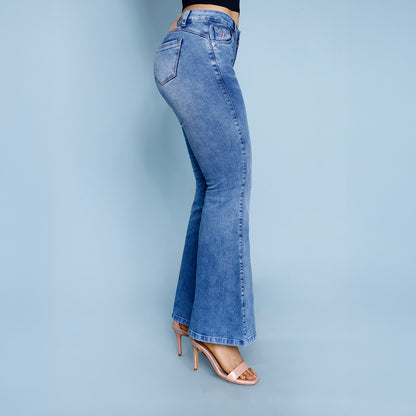 Pantalón Dama Ayllin Flare a la Cadera