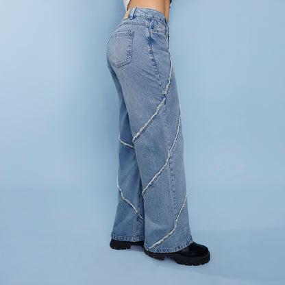 Pantalón Dama Lilith Cintura Wide Leg