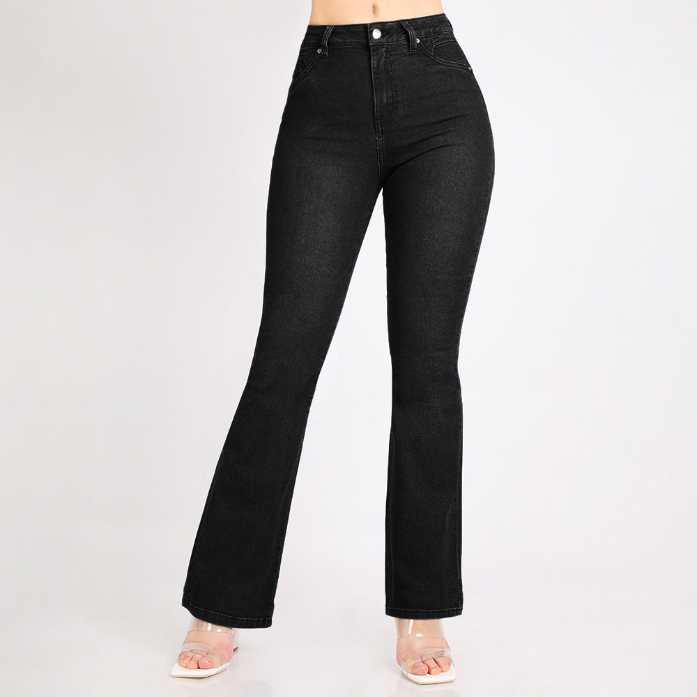 Jeans Push Up Mujer Semimoda Negro - 230850