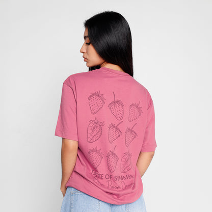 Polo Básico Oversize con Estampado