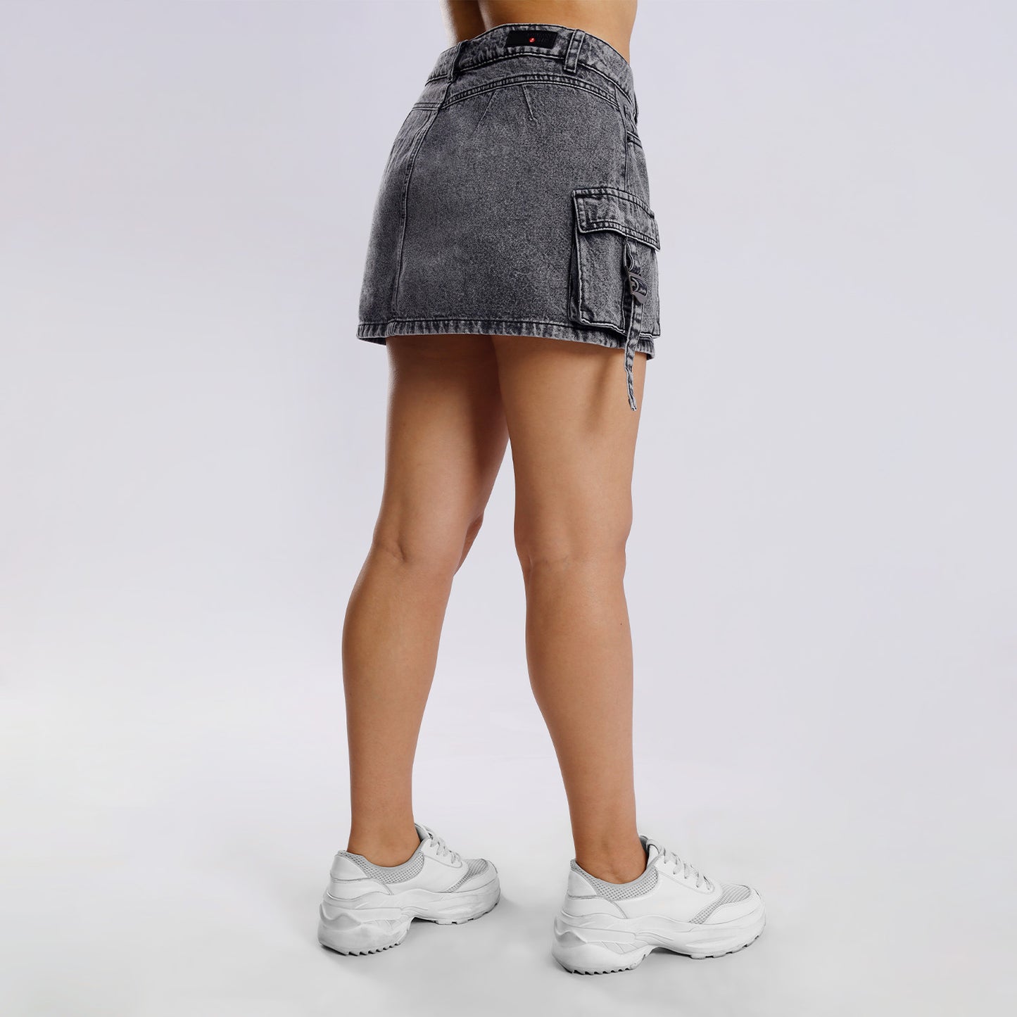 Falda Short Dama Cargo Stone