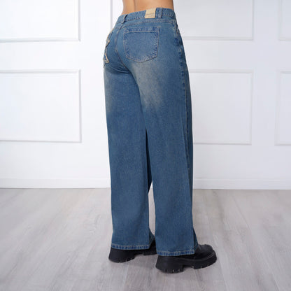 Pantalón Dama Alaia Wide Leg