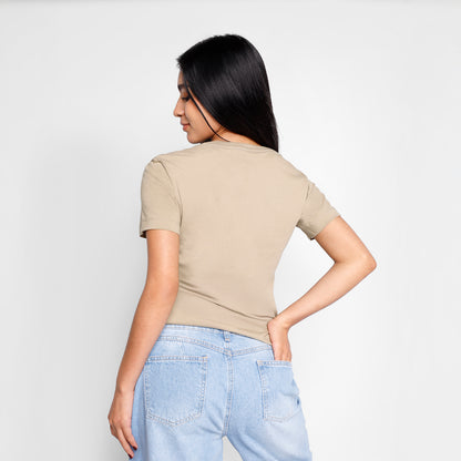 Polo Básico Slim con Estampado