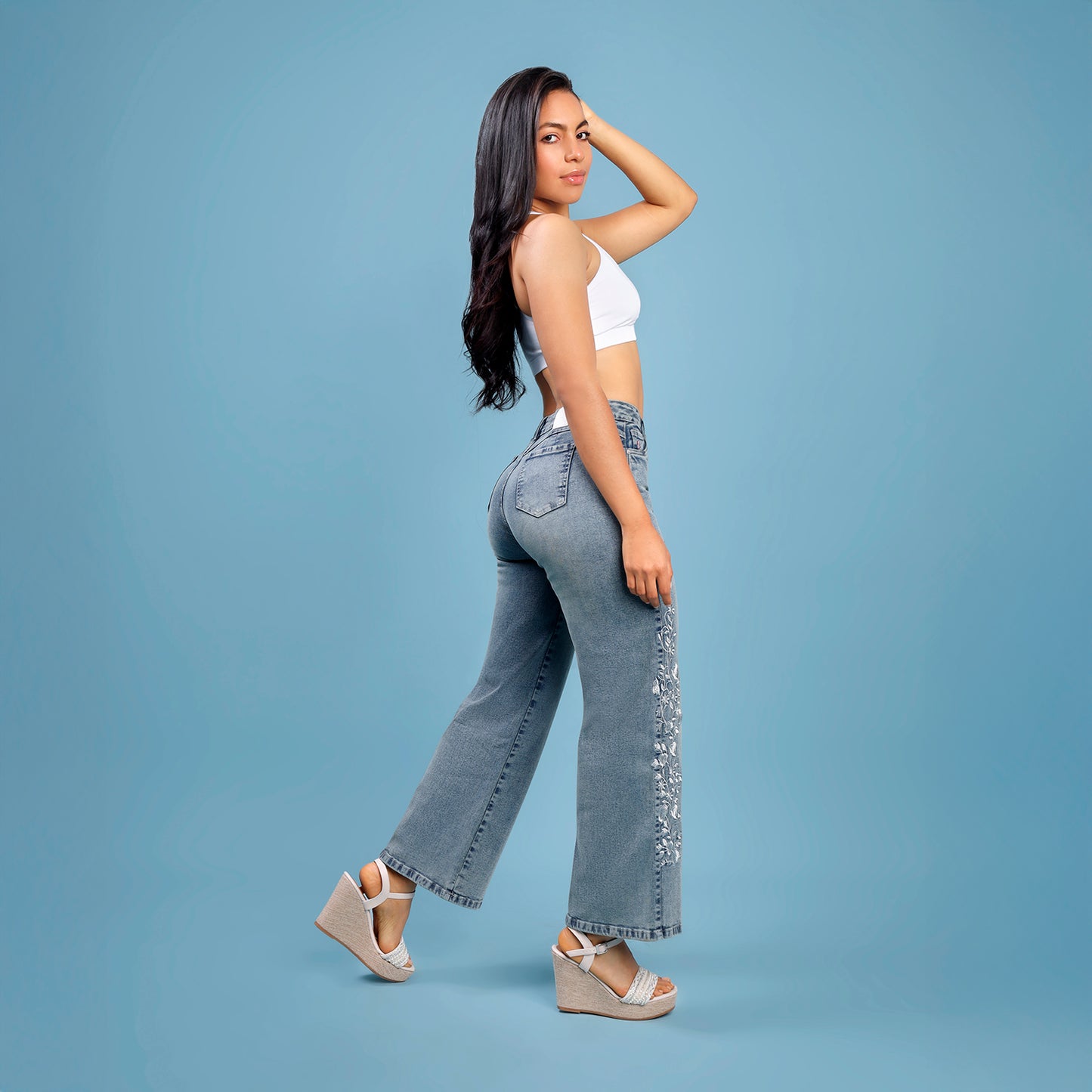 Pantalón Dama Julieta Cintura Palazzo