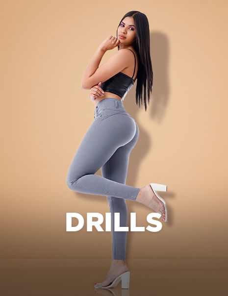 Pantalon Drill Mujer