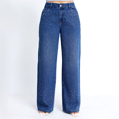 Pantalón Fernanda Wide Leg Cadera Pepper Contaminado