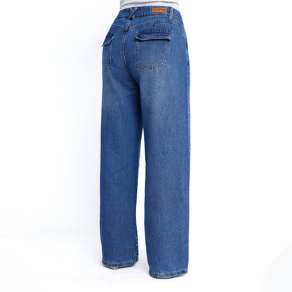 Pantalón Fernanda Wide Leg Cadera Pepper Contaminado