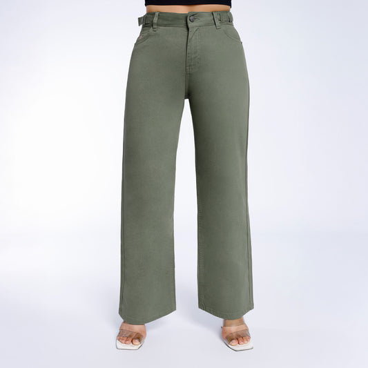Pantalón Brianna Cintura Wide Leg