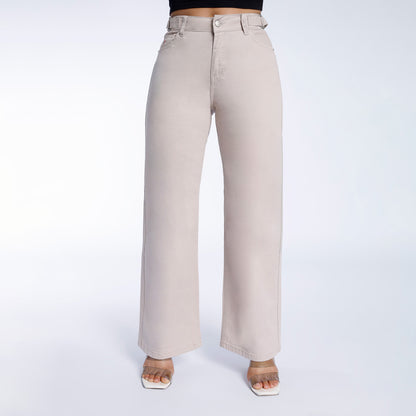 Pantalón Brianna Cintura Wide Leg