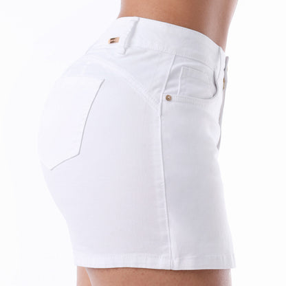 Falda Short Mujer Blanco