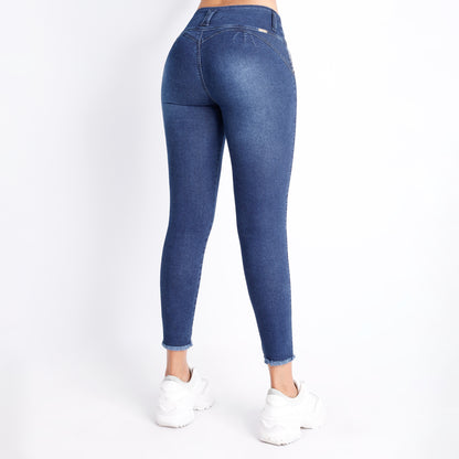 Jeans Push Up Mujer Semimoda Pitillo Tobillero Cintura Pepper – 230190