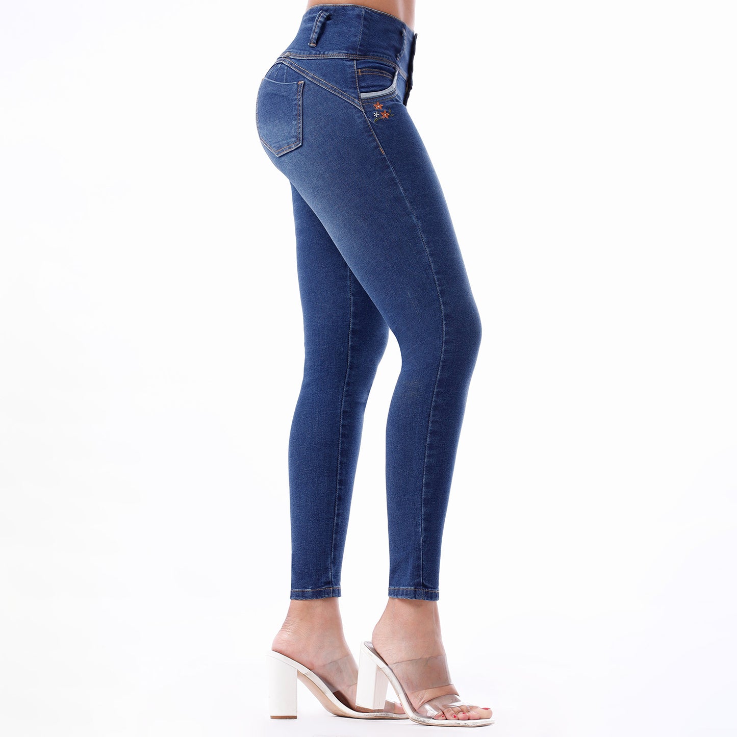 Jeans Push Up Mujer Semi Cadera Pitillo Pepper – 221446