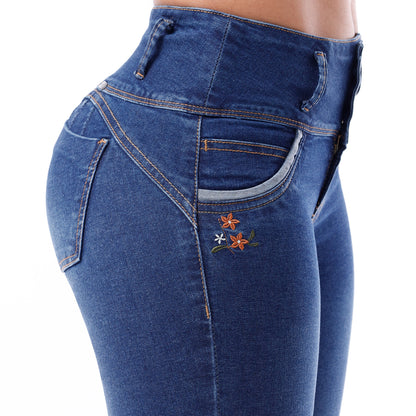 Jeans Push Up Mujer Semi Cadera Pitillo Pepper – 221446