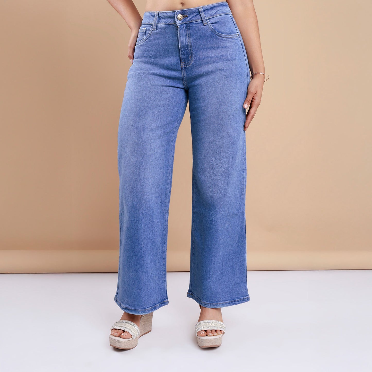 Pantalón Cintura Palazzo Cristal Mot
