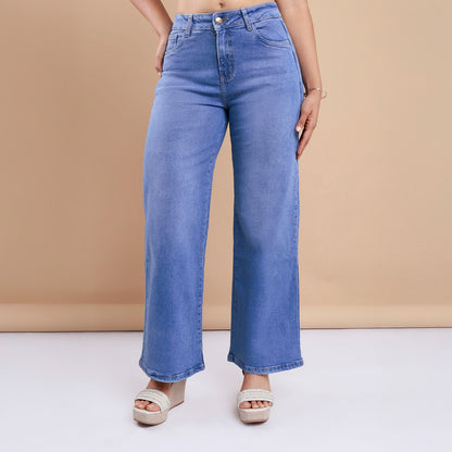 Pantalón Cintura Palazzo Cristal Mot