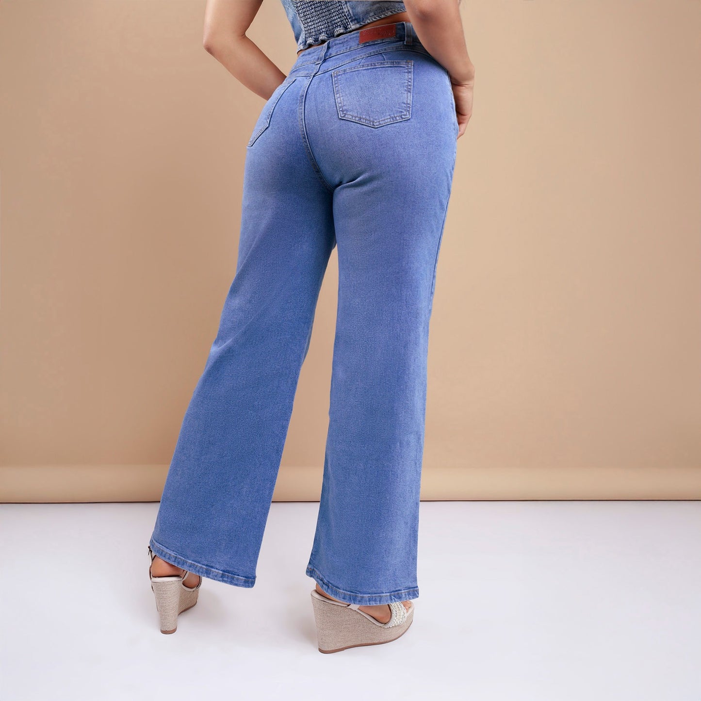 Pantalón Cintura Palazzo Cristal Mot
