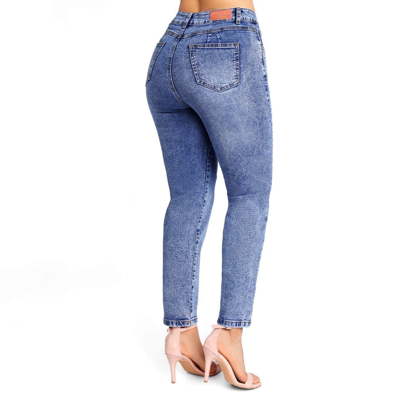 Pantalón Cintura Mom Cristal Frost