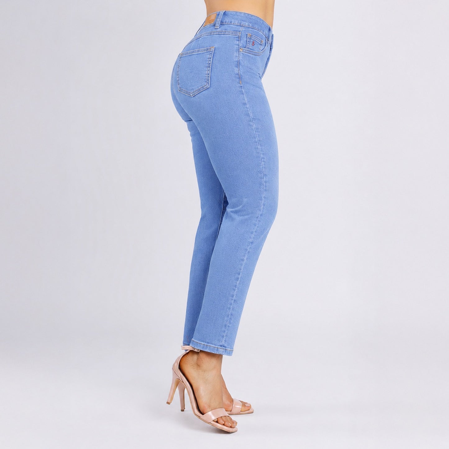 Pantalón Cintura Mom Diamante Mot