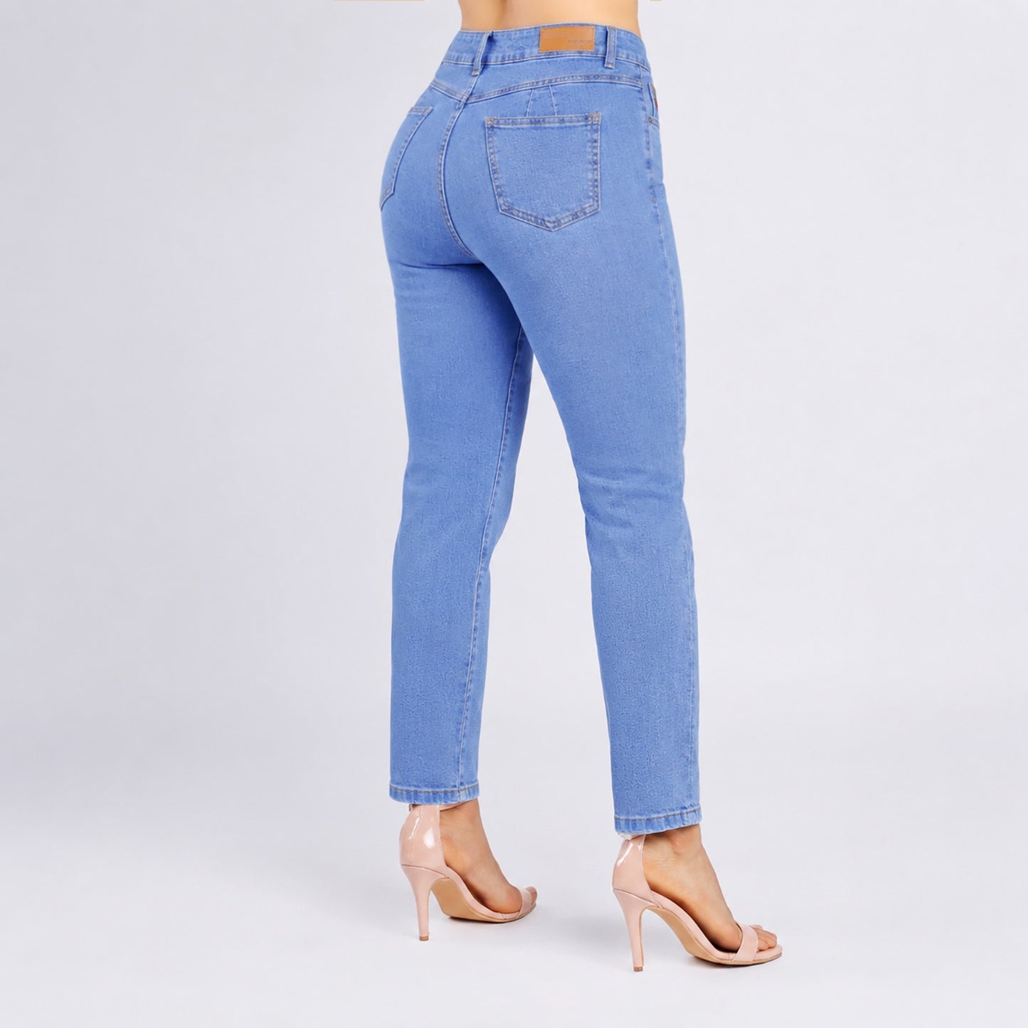Pantalón Cintura Mom Diamante Mot