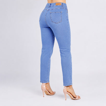 Pantalón Cintura Mom Diamante Mot