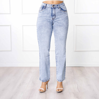 Pantalón Cintura Straight Diamante Frost