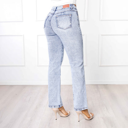 Pantalón Cintura Straight Diamante Frost