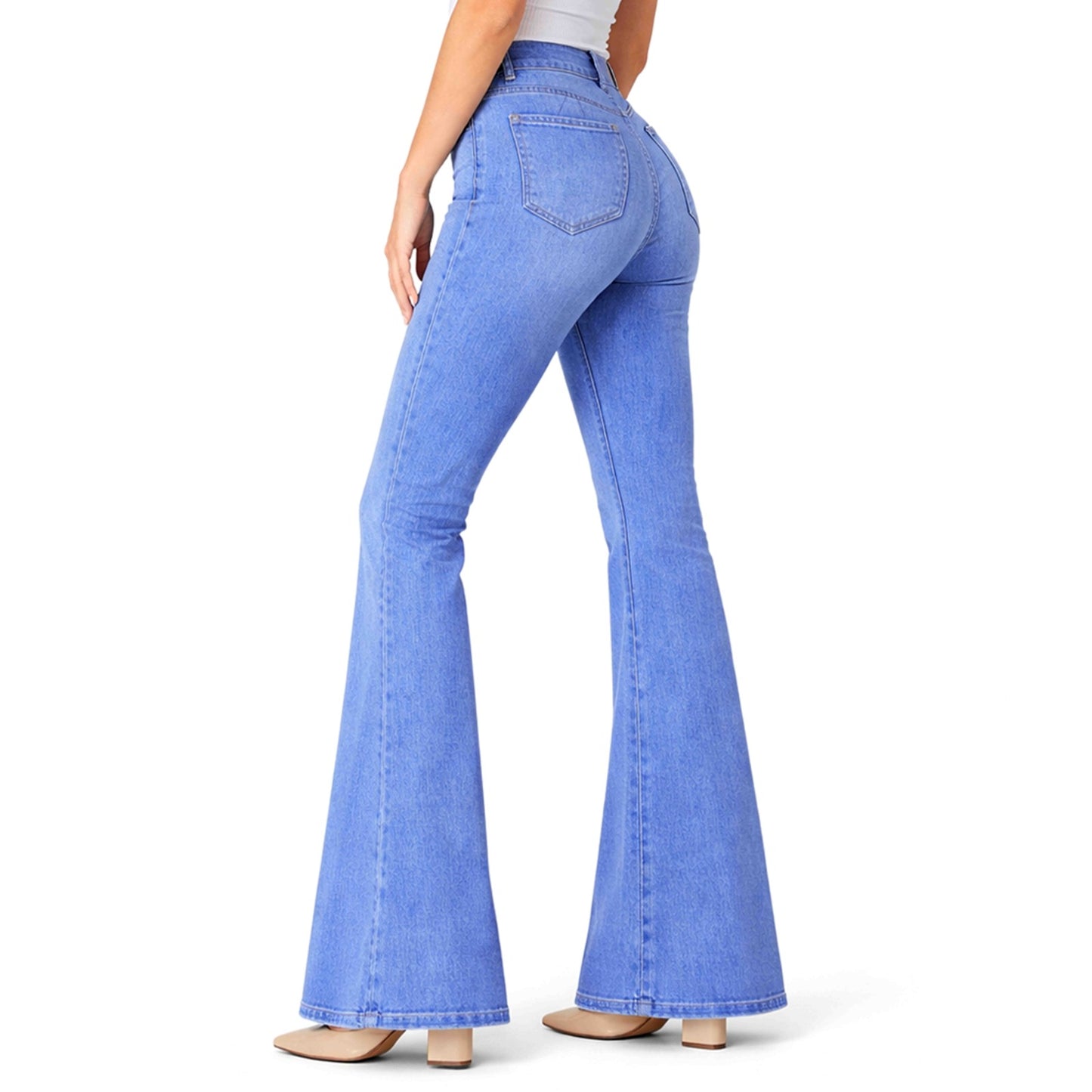 Pantalón Cintura Flare Sirena Diamante Mot
