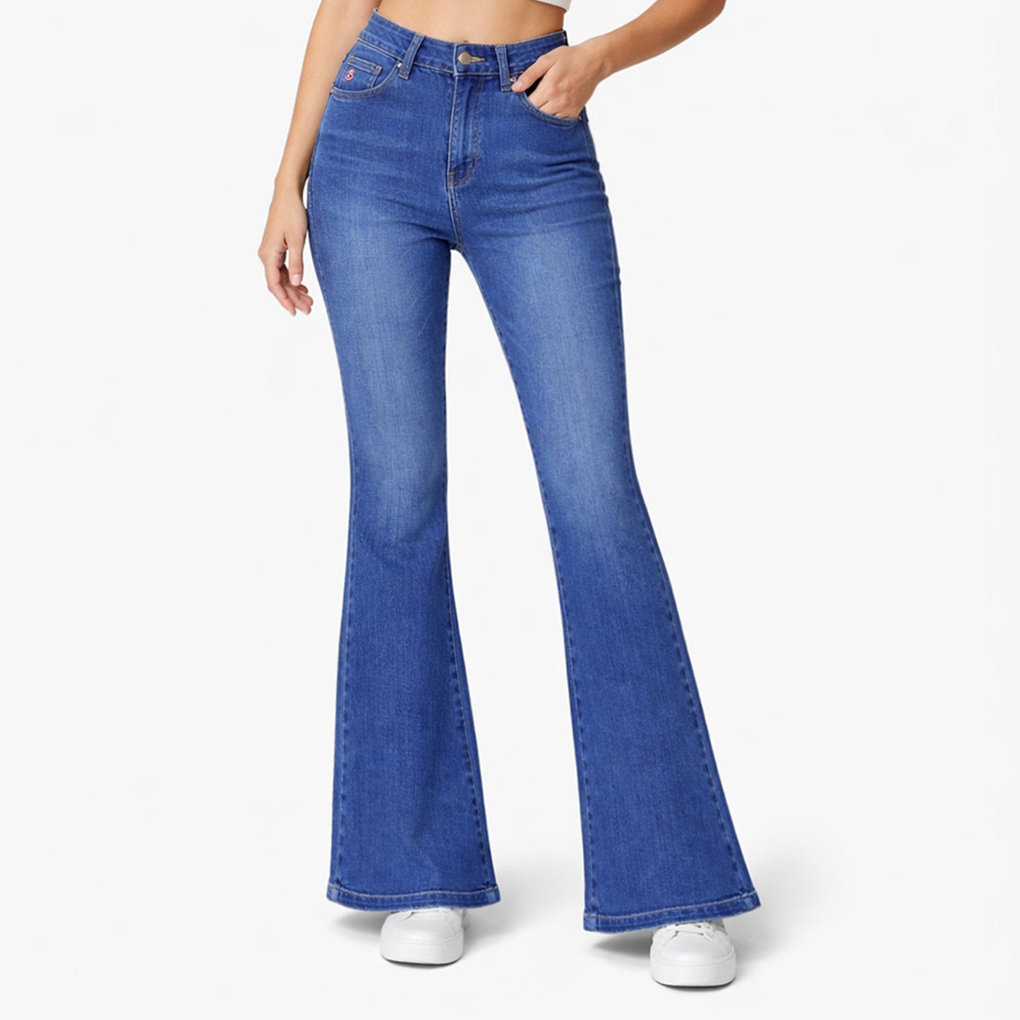 Pantalón Cintura Flare Sirena Cristal Mot