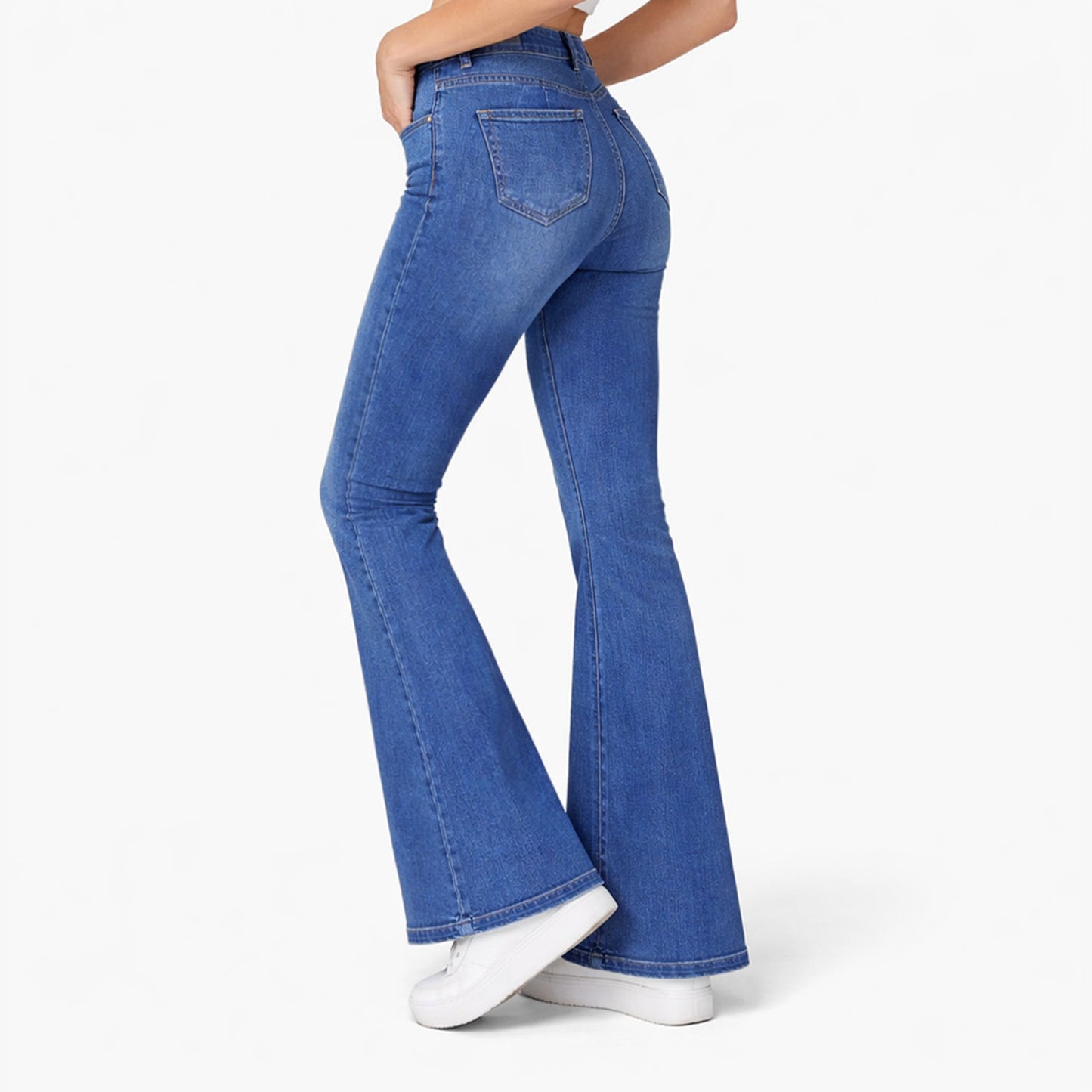 Pantalón Cintura Flare Sirena Cristal Mot