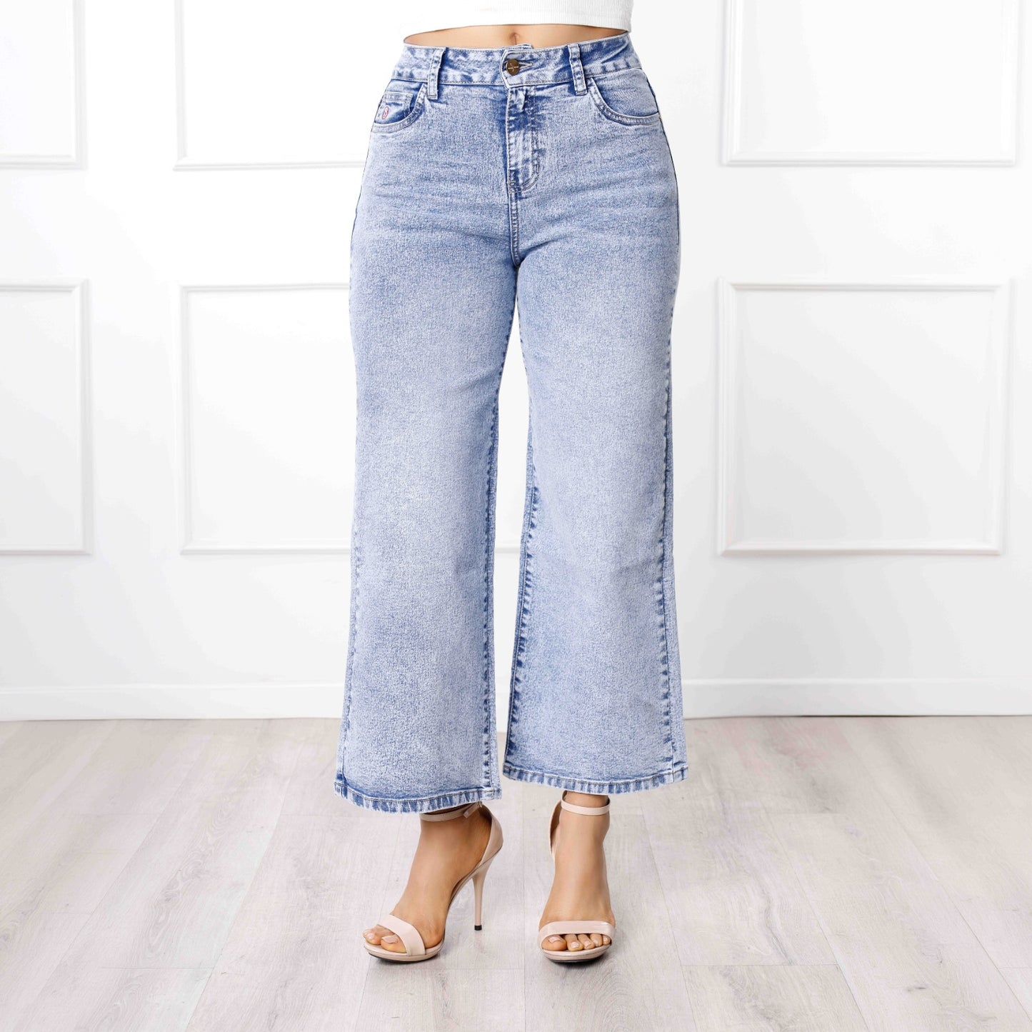 Pantalón Cintura Culotte Petit Diamante Frost