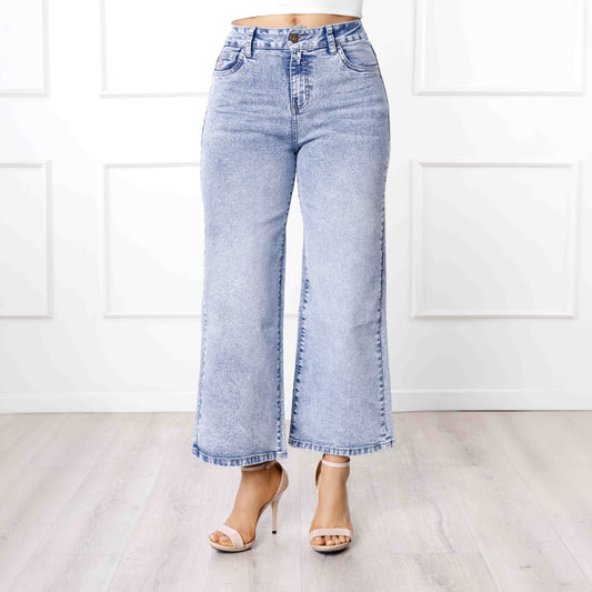 Pantalón Cintura Culotte Petit Diamante Frost