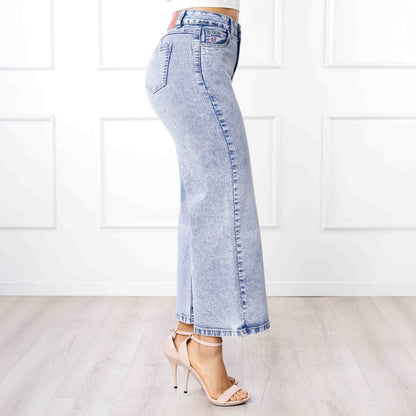 Pantalón Cintura Culotte Petit Diamante Frost